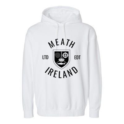 Meath Ireland County Pride Gaelic Football And Hurling Gift Garment-Dyed Fleece Hoodie