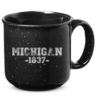 Michigan 1837 Retro 15oz Campfire Ceramic Mug