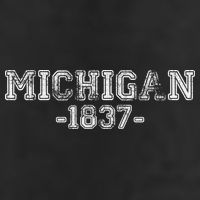 Michigan 1837 Retro 15oz Campfire Ceramic Mug