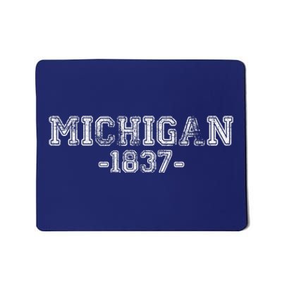 Michigan 1837 Retro Mousepad