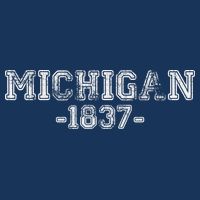 Michigan 1837 Retro Youth Performance Sprint T-Shirt