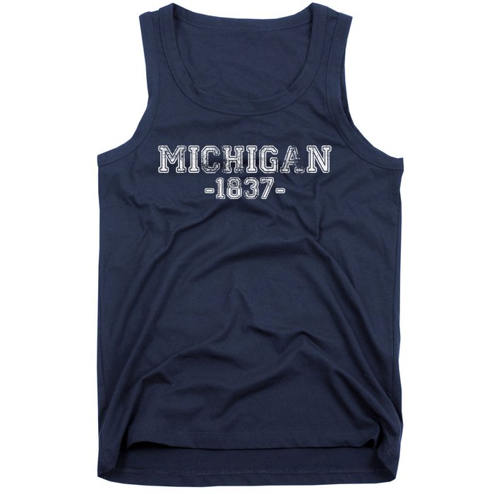 Michigan 1837 Retro Tank Top