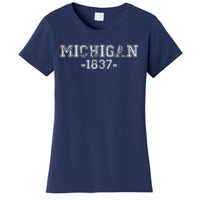 Michigan 1837 Retro Women's T-Shirt