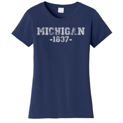 Michigan 1837 Retro Women's T-Shirt