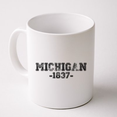 Michigan 1837 Retro Coffee Mug