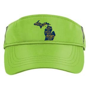 Michigan Fight Song College Sports Fan Adult Drive Performance Visor