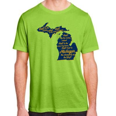 Michigan Fight Song College Sports Fan Adult ChromaSoft Performance T-Shirt