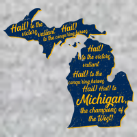 Michigan Fight Song College Sports Fan Tall Long Sleeve T-Shirt
