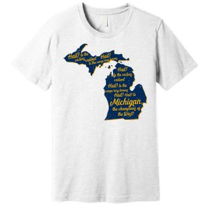 Michigan Fight Song College Sports Fan Premium T-Shirt