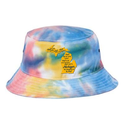 Michigan Fight Song College Sports Fan Tie Dye Newport Bucket Hat