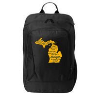 Michigan Fight Song College Sports Fan City Backpack