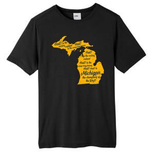 Michigan Fight Song College Sports Fan Tall Fusion ChromaSoft Performance T-Shirt