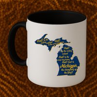 Michigan Fight Song College Sports Fan Mug