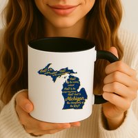 Michigan Fight Song College Sports Fan Mug