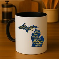 Michigan Fight Song College Sports Fan Mug