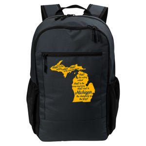 Michigan Fight Song College Sports Fan Daily Commute Backpack