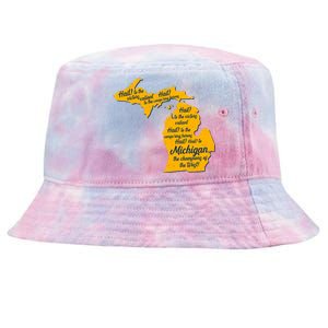 Michigan Fight Song College Sports Fan Tie-Dyed Bucket Hat