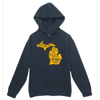 Michigan Fight Song College Sports Fan Urban Pullover Hoodie