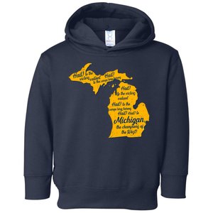 Michigan Fight Song College Sports Fan Toddler Hoodie