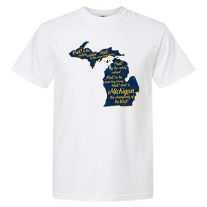 Michigan Fight Song College Sports Fan Garment-Dyed Heavyweight T-Shirt