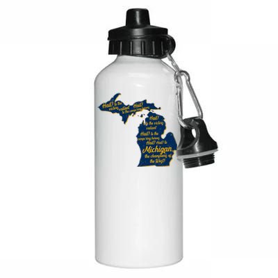 Michigan Fight Song College Sports Fan Aluminum Water Bottle 