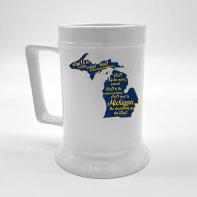 Michigan Fight Song College Sports Fan Beer Stein