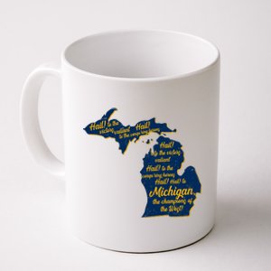 Michigan Fight Song College Sports Fan Coffee Mug