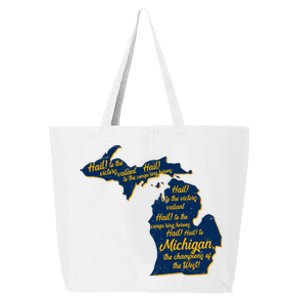 Michigan Fight Song College Sports Fan 25L Jumbo Tote