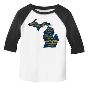 Michigan Fight Song College Sports Fan Toddler Fine Jersey T-Shirt