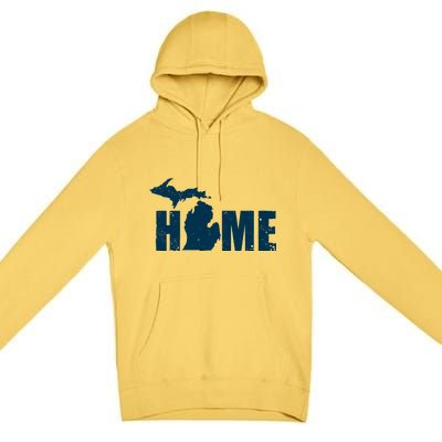 Michigan Home Mitten State Premium Pullover Hoodie