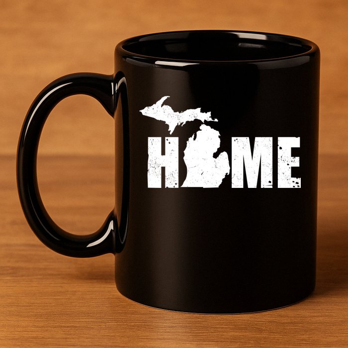 Michigan Home Mitten State 11oz C Handle Ceramic Mug