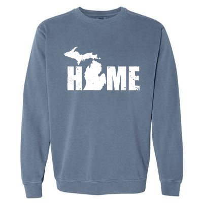 Michigan Home Mitten State Garment-Dyed Sweatshirt