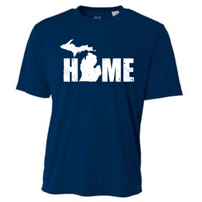 Michigan Home Mitten State Cooling Performance Crew T-Shirt