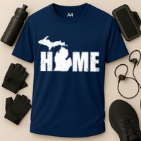 Michigan Home Mitten State Cooling Performance Crew T-Shirt