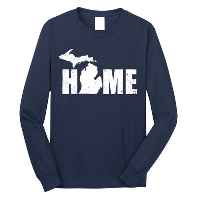 Michigan Home Mitten State Long Sleeve Shirt