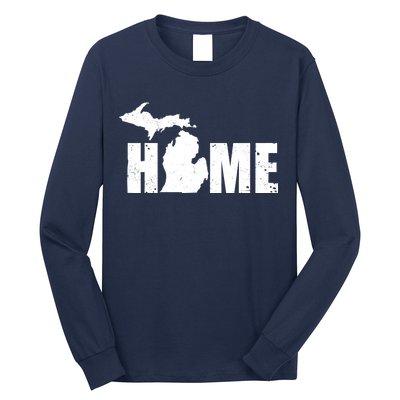 Michigan Home Mitten State Long Sleeve Shirt