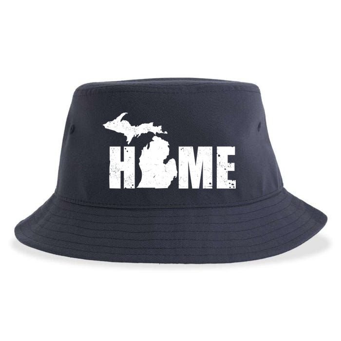 Michigan Home Mitten State Sustainable Bucket Hat