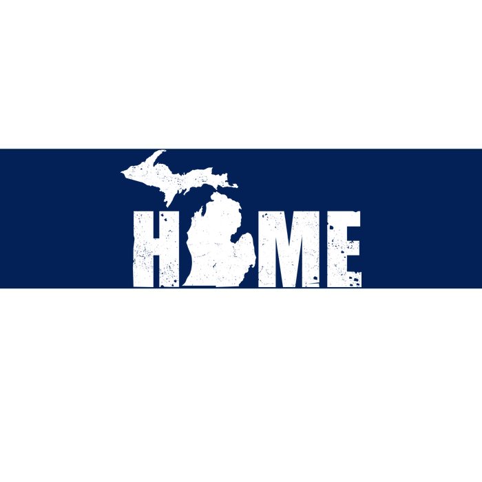 Michigan Home Mitten State Bumper Sticker