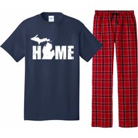 Michigan Home Mitten State Pajama Set