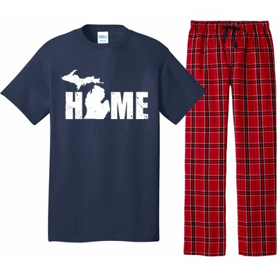 Michigan Home Mitten State Pajama Set