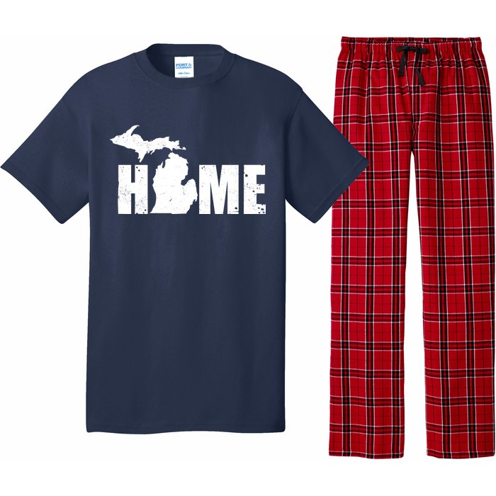 Michigan Home Mitten State Pajama Set