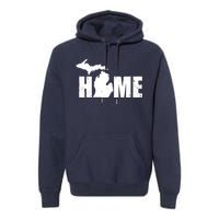 Michigan Home Mitten State Premium Hoodie