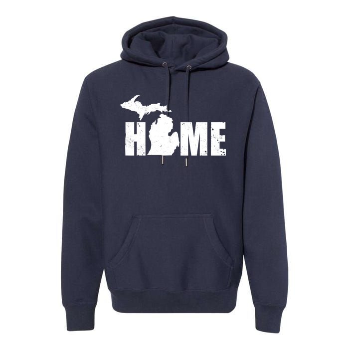 Michigan Home Mitten State Premium Hoodie