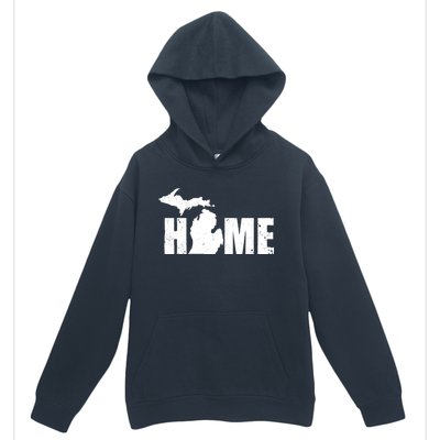 Michigan Home Mitten State Urban Pullover Hoodie