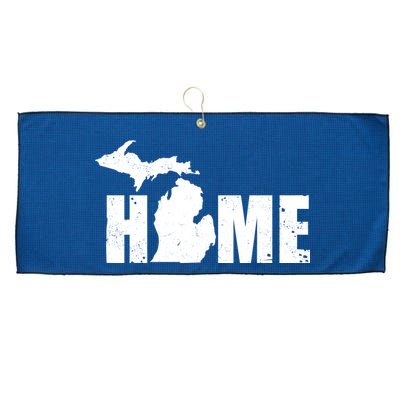 Michigan Home Mitten State Large Microfiber Waffle Golf Towel