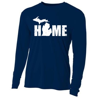 Michigan Home Mitten State Cooling Performance Long Sleeve Crew