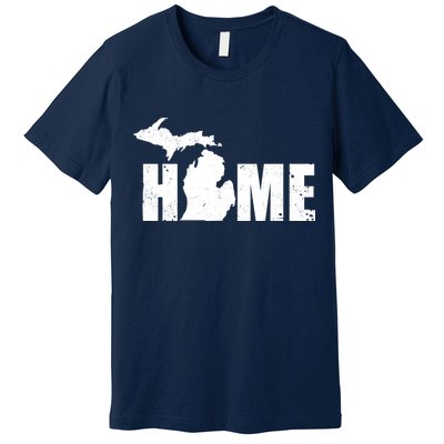 Michigan Home Mitten State Premium T-Shirt