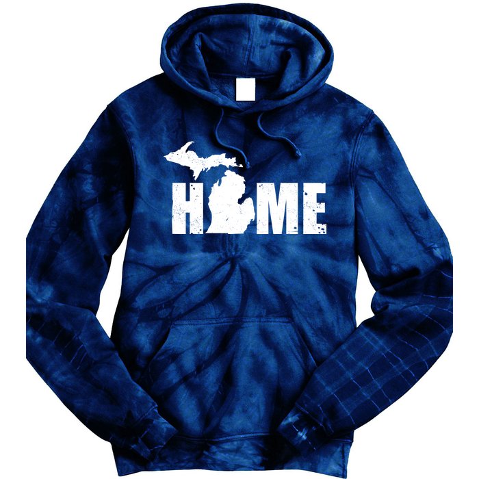 Michigan Home Mitten State Tie Dye Hoodie