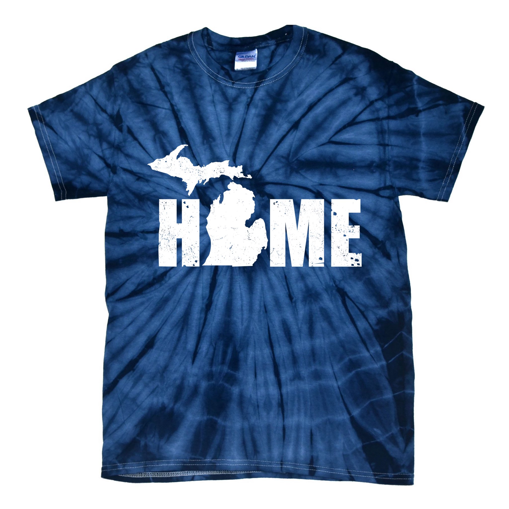 Michigan Home Mitten State Tie-Dye T-Shirt