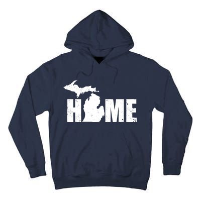 Michigan Home Mitten State Tall Hoodie